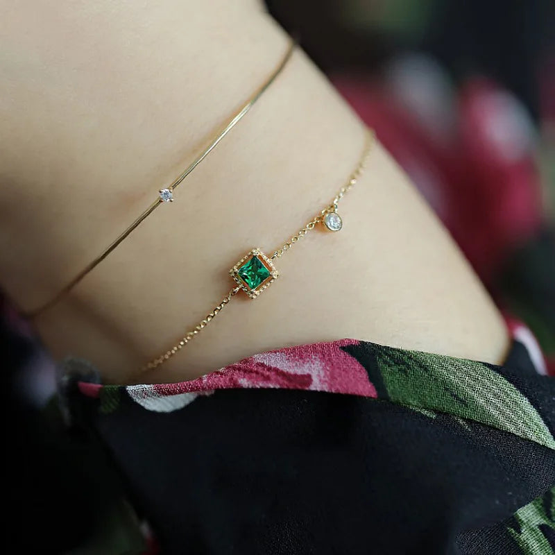 Esencia Zen — Pulsera Cristal Esmeralda
