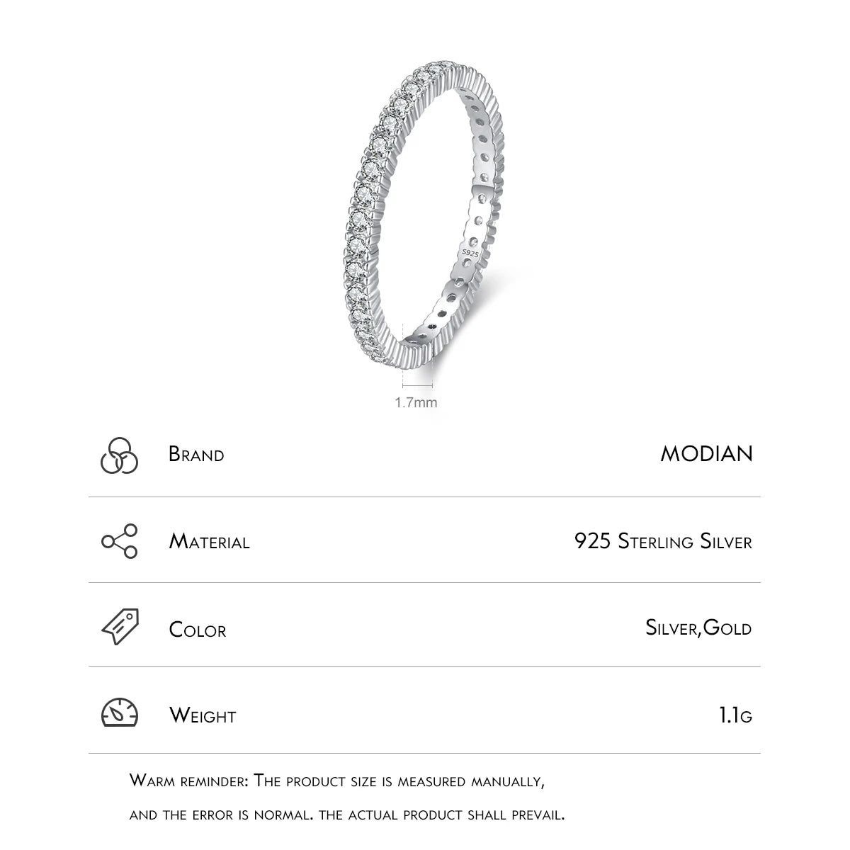 Vínculo Eterno — Anillo de Circonia