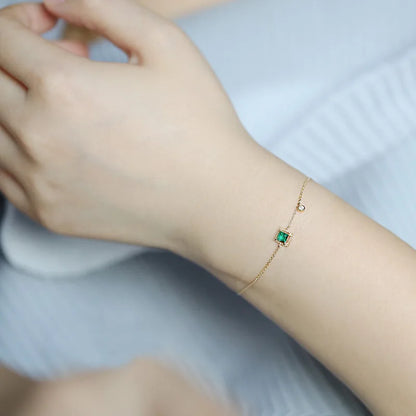 Esencia Zen — Pulsera Cristal Esmeralda
