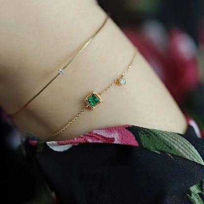 Esencia Zen — Pulsera Cristal Esmeralda