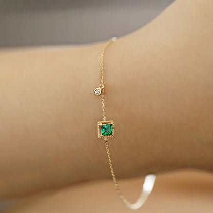 Esencia Zen — Pulsera Cristal Esmeralda