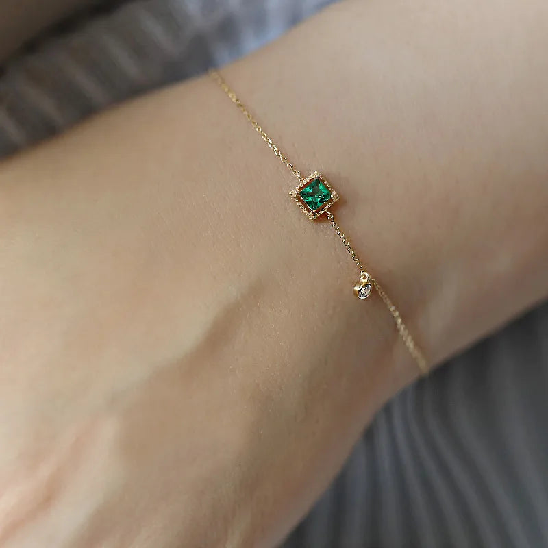 Esencia Zen — Pulsera Cristal Esmeralda