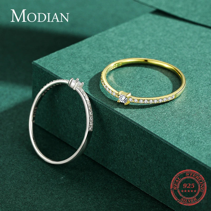 Elegancia Pura — Anillo Cuadrado