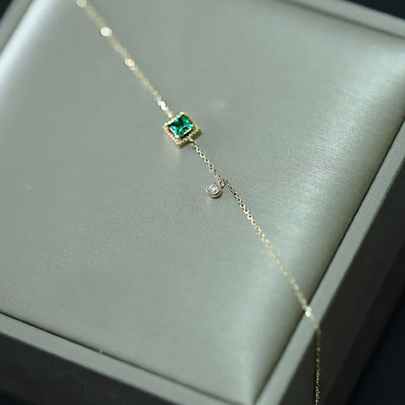 Esencia Zen — Pulsera Cristal Esmeralda