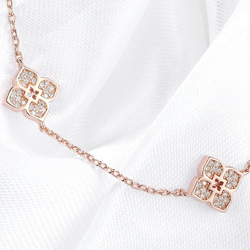 Flor Celestial — Collar Choker Moissanita