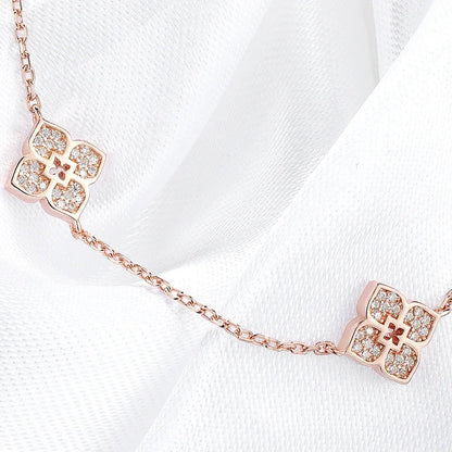 Flor Celestial — Collar Choker Moissanita