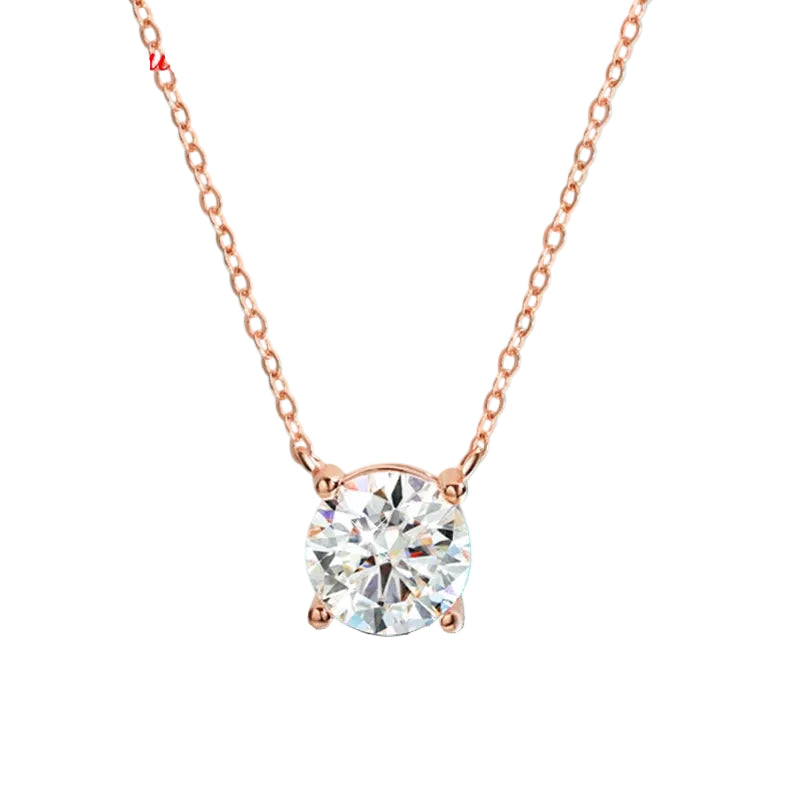 Aura Imperial — Collar Moissanita