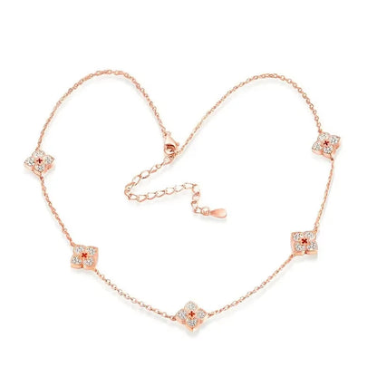 Flor Celestial — Collar Choker Moissanita