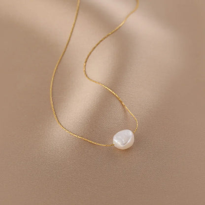 Perla Natura — Collar Choker con Perla