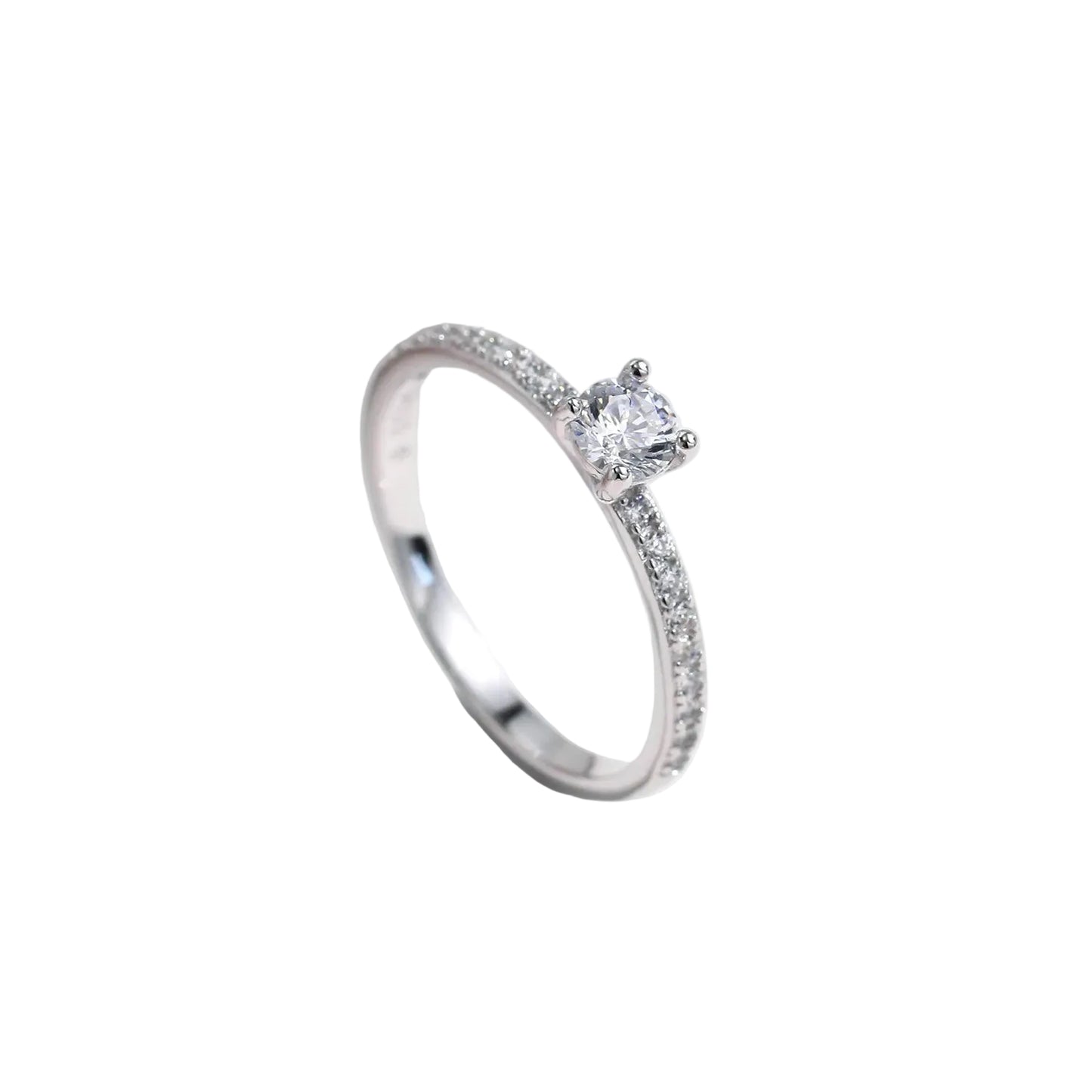 Promesa Imperial — Anillo Moissanita Cuadrado