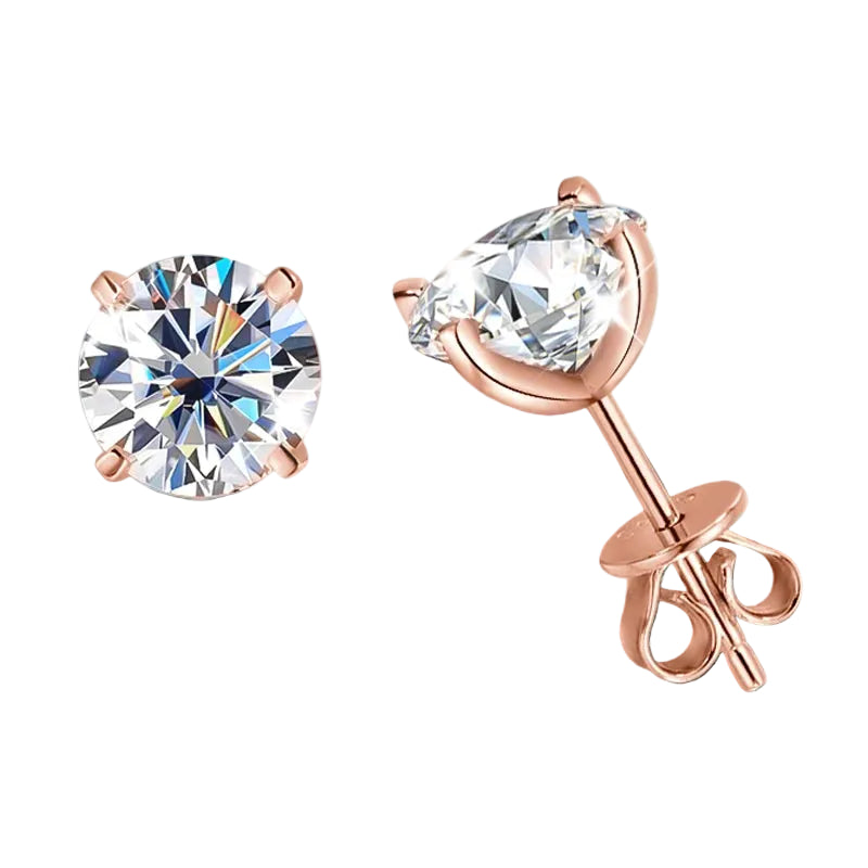 Luz Imperial — Pendientes Moissanite
