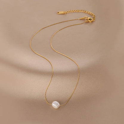 Perla Natura — Collar Choker con Perla