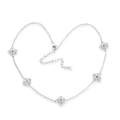 Flor Celestial — Collar Choker Moissanita