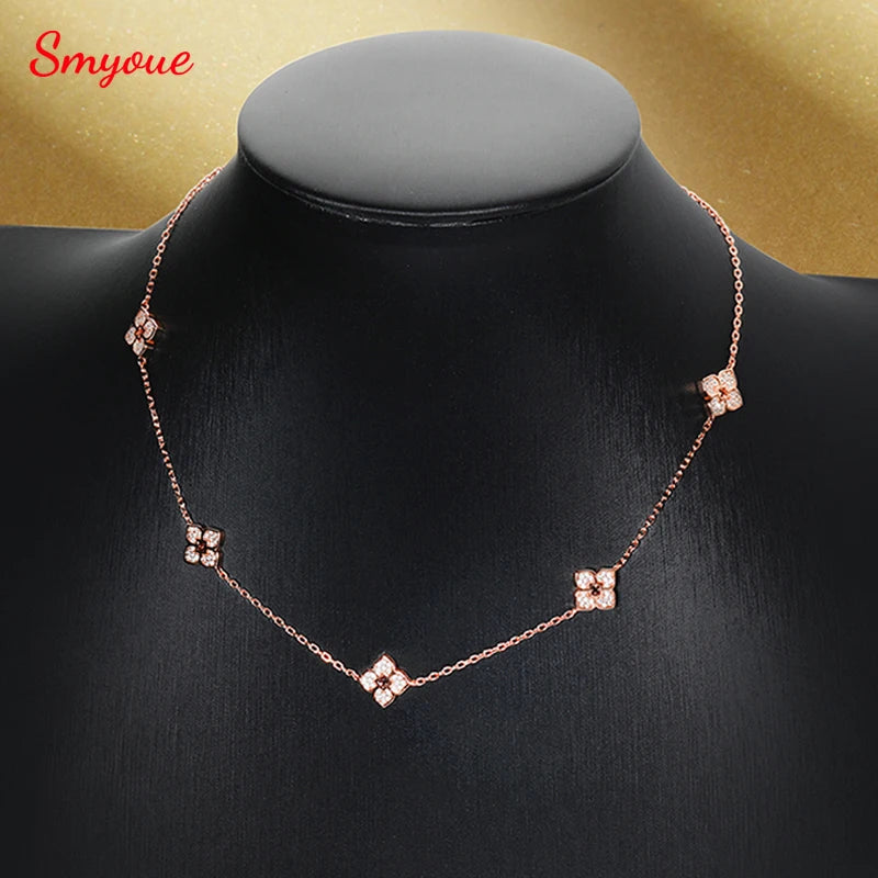 Flor Celestial — Collar Choker Moissanita