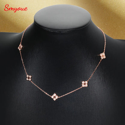 Flor Celestial — Collar Choker Moissanita