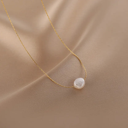 Perla Natura — Collar Choker con Perla