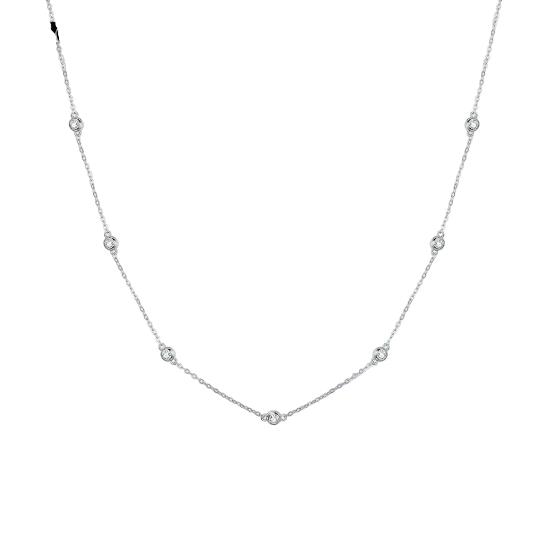 Luz Infinita — Collar Capas Moissanita