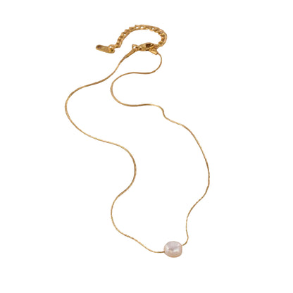 Perla Natura — Collar Choker con Perla