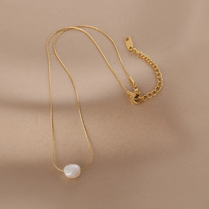 Perla Natura — Collar Choker con Perla